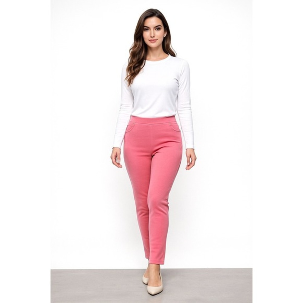 Michael Michael Kors XL Pink Ponte Knit Pull On Leggings Pants coquettish 68-24